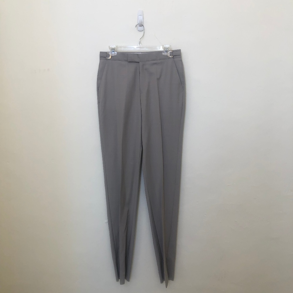 Grey Suit Pants- Super 130's Merino Wool
